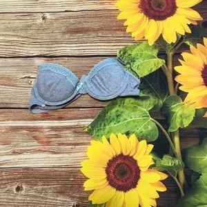 grey lace bra